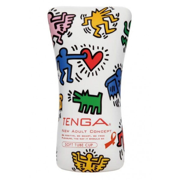 Мастурбатор-туба Keith Haring Soft Tube CUP Мастурбатор-туба Keith Haring Soft Tube CUP