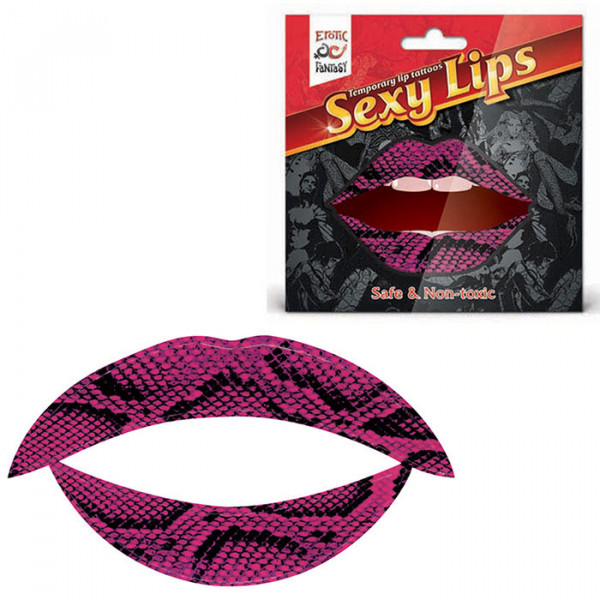 Lip Tattoo Фиолетовая змея Lip Tattoo Фиолетовая змея