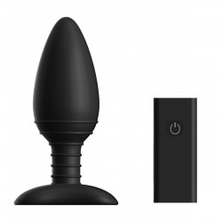Чёрная вибровтулка NEXUS ACE LARGE с дистанционным управлением - 14 см. Чёрная вибровтулка NEXUS ACE LARGE с дистанционным управлением - 14 см.