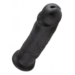 Чёрный фаллос-гигант 10 Cock - 25,4 см. Чёрный фаллос-гигант 10 Cock - 25,4 см.