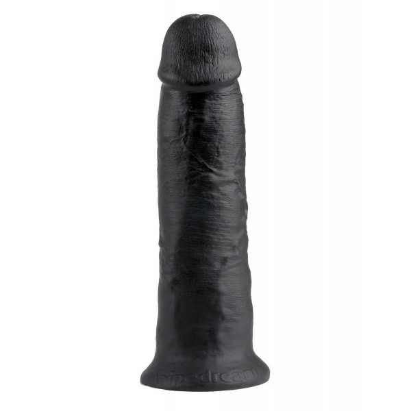 Чёрный фаллос-гигант 10 Cock - 25,4 см. Чёрный фаллос-гигант 10 Cock - 25,4 см.