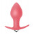 Розовая анальная вибропробка Bulb Anal Plug - 10 см.