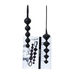 Набор из 2 чёрных анальных цепочек Satisfyer Love Beads