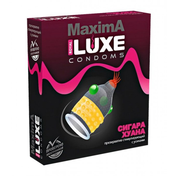 Презерватив LUXE Maxima Сигара Хуана - 1 шт. Презерватив LUXE Maxima Сигара Хуана - 1 шт.