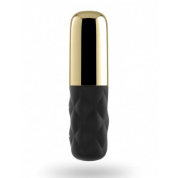 Чёрно-золотистая вибропуля Satisfyer Lovely Honey Чёрно-золотистая вибропуля Satisfyer Lovely Honey
