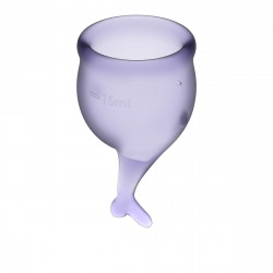 Набор фиолетовых менструальных чаш Feel secure Menstrual Cup