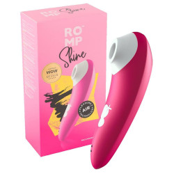 Розовый клиторальный стимулятор Romp Shine Розовый клиторальный стимулятор Romp Shine
