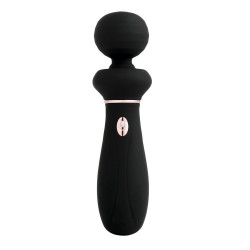 Черный вибратор So Divine Relax Portable Massage Wand - 24 см. Черный вибратор So Divine Relax Portable Massage Wand - 24 см.