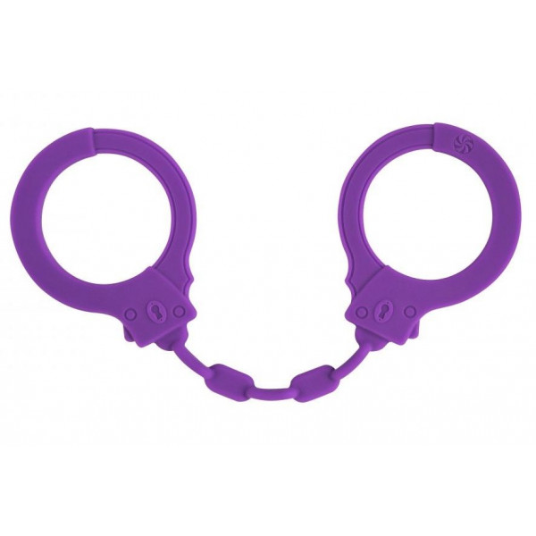 Фиолетовые силиконовые наручники Suppression Фиолетовые силиконовые наручники Suppression
