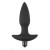 Черная анальная вибропробка Anal Indulgence Collection Fantasy Plug - 14,5 см.