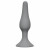 Серая малая анальная пробка Slim Anal Plug Small - 10,5 см.