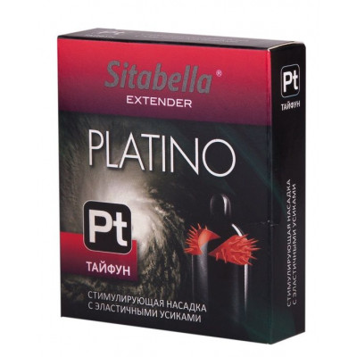 Стимулирующая насадка с шипиками по бокам Platino Тайфун
