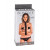 Ошейник с длинной лентой и наручниками Strap Bondage Kit Plus Size