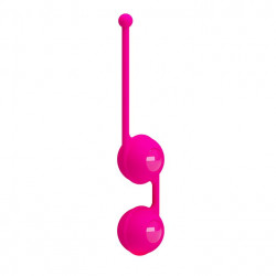 Ярко-розовые вагинальные шарики Kegel Tighten Up III