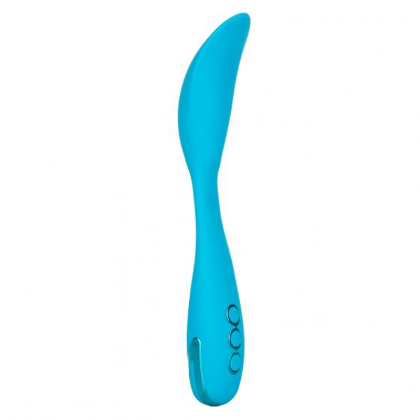 Голубой гнущийся вибратор Palm Springs Pleaser с функцией Power Boost - 15,25 см. Голубой гнущийся вибратор Palm Springs Pleaser с функцией Power Boost - 15,25 см.