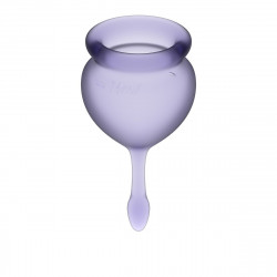 Набор фиолетовых менструальных чаш Feel good Menstrual Cup