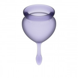 Набор фиолетовых менструальных чаш Feel good Menstrual Cup