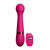 Розовый вибромассажер Kegel Wand - 18,5 см.