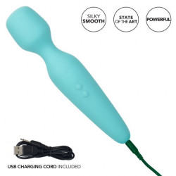 Голубой wand-вибромассажер They-ology Vibrating Intimate Massager Голубой wand-вибромассажер They-ology Vibrating Intimate Massager