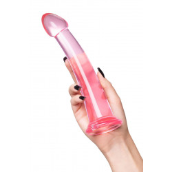 Розовый нереалистичный фаллоимитатор Jelly Dildo XL - 22 см.