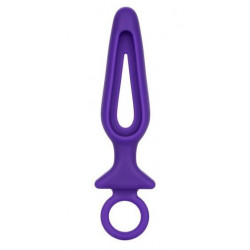 Фиолетовая силиконовая пробка с прорезью Silicone Groove Probe - 10,25 см. Фиолетовая силиконовая пробка с прорезью Silicone Groove Probe - 10,25 см.