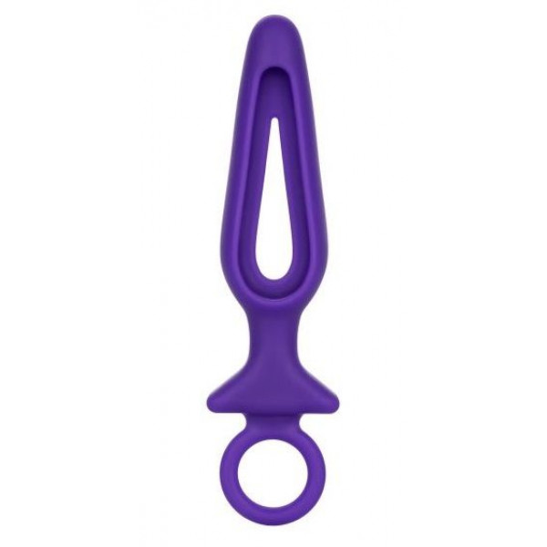 Фиолетовая силиконовая пробка с прорезью Silicone Groove Probe - 10,25 см. Фиолетовая силиконовая пробка с прорезью Silicone Groove Probe - 10,25 см.