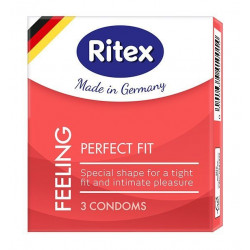 Презервативы анатомической формы с накопителем RITEX PERFECT FIT - 3 шт. Презервативы анатомической формы с накопителем RITEX PERFECT FIT - 3 шт.