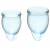 Набор голубых менструальных чаш Feel confident Menstrual Cup