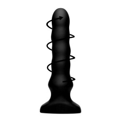 Черный вибратор с волнообразным движением Silicone Vibrating Squirming Plug with Remote Control - 19,5 см. Черный вибратор с волнообразным движением Silicone Vibrating Squirming Plug with Remote Control - 19,5 см.