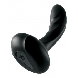 Черный массажер простаты Ultimate Silicone P-Spot Massager - 13,9 см. Черный массажер простаты Ultimate Silicone P-Spot Massager - 13,9 см.