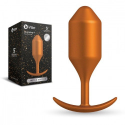 Пробка для ношения цветы бронзы B-vibe Snug Plug 4 - 14 см. Пробка для ношения цветы бронзы B-vibe Snug Plug 4 - 14 см.