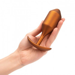 Пробка для ношения цветы бронзы B-vibe Snug Plug 4 - 14 см. Пробка для ношения цветы бронзы B-vibe Snug Plug 4 - 14 см.