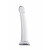 Прозрачный нереалистичный фаллоимитатор Jelly Dildo XL - 22 см.