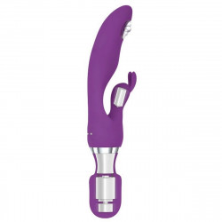 Фиолетовый двусторонний вибростимулятор G Motion Rabbit Wand - 25,4 см. Фиолетовый двусторонний вибростимулятор G Motion Rabbit Wand - 25,4 см.